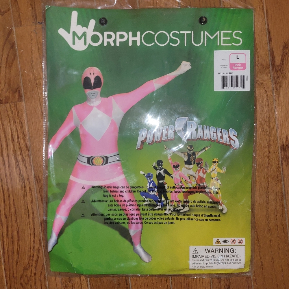Pink Power Ranger Kids Costume
